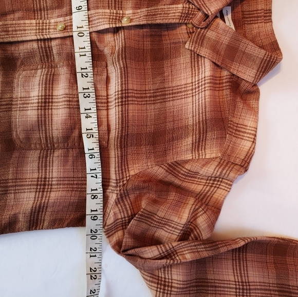 American Eagle Soft Plaid Button Shirt M - Picture 2 of 6
